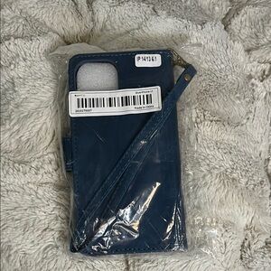 Elegant Navy Phone Case with Strap